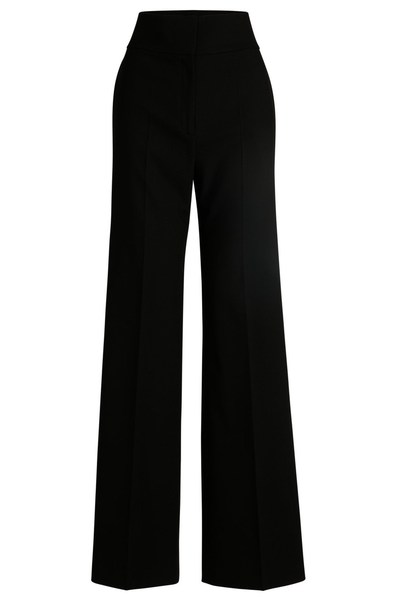 REGULAR-FIT TROUSERS WITH FLARED LEG 1