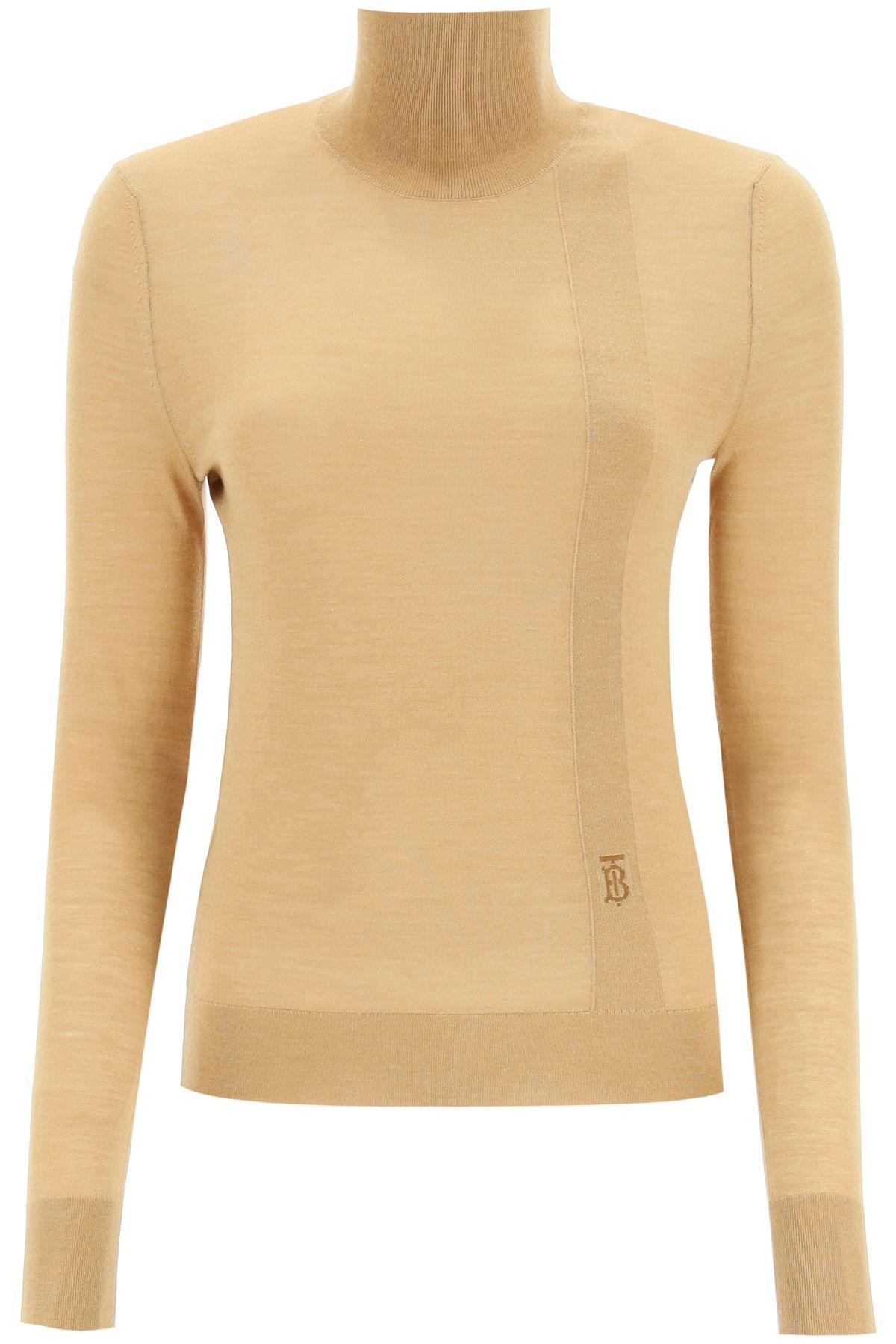 CASHMERE BLEND TURTLENECK - 1