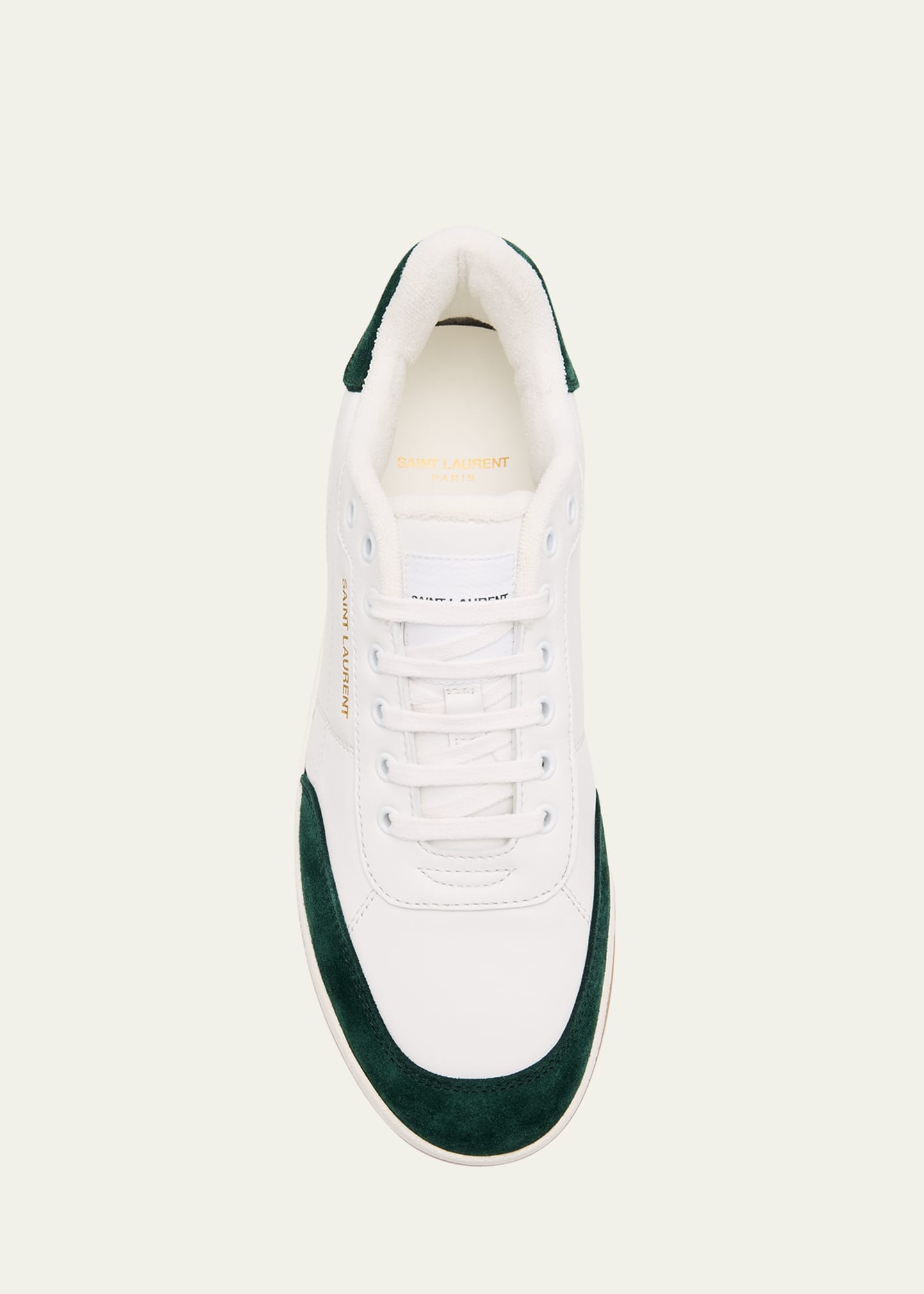 Men's SL61 Leather and Suede Low-Top Sneakers - 3