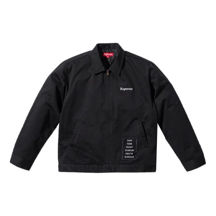 Supreme Supreme x The Crow Work Jacket 'Black White' SUP-FW21-178