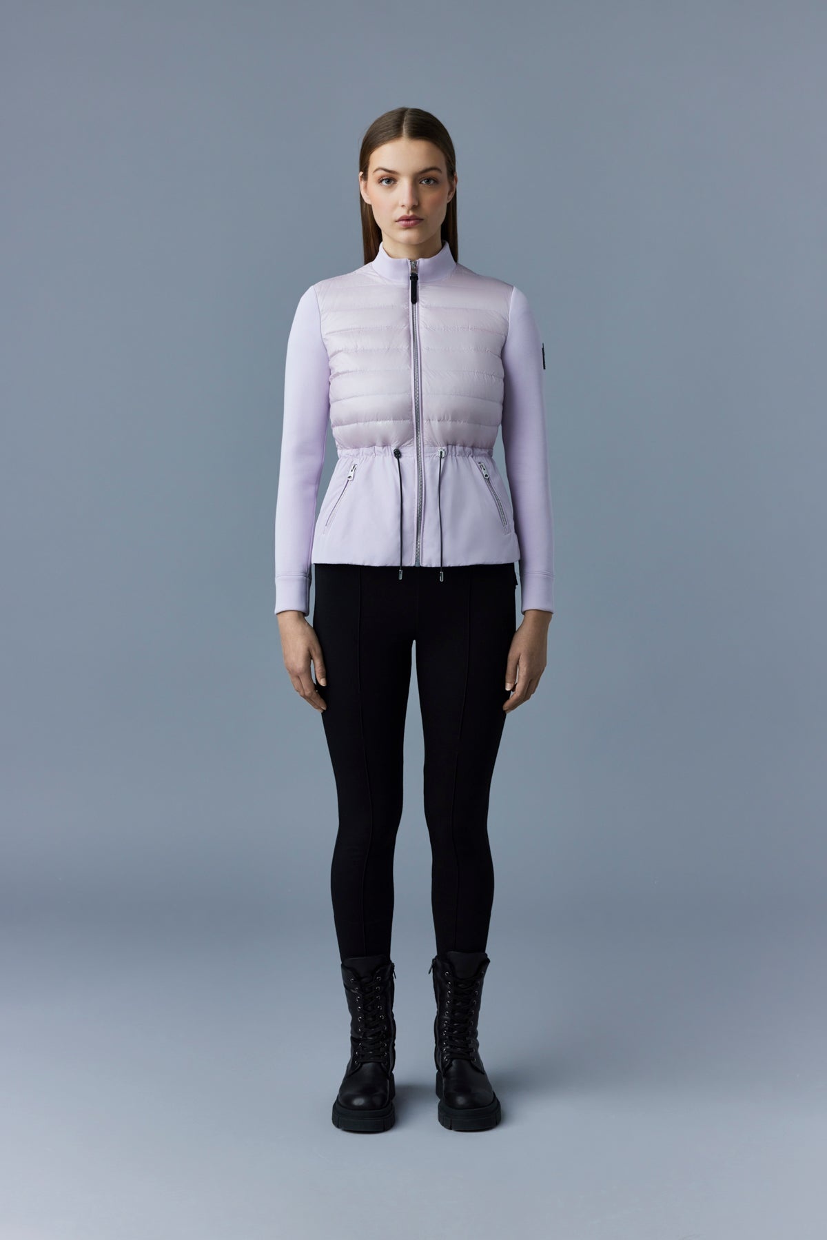 JOYCE Hybrid jacket with peplum - 2