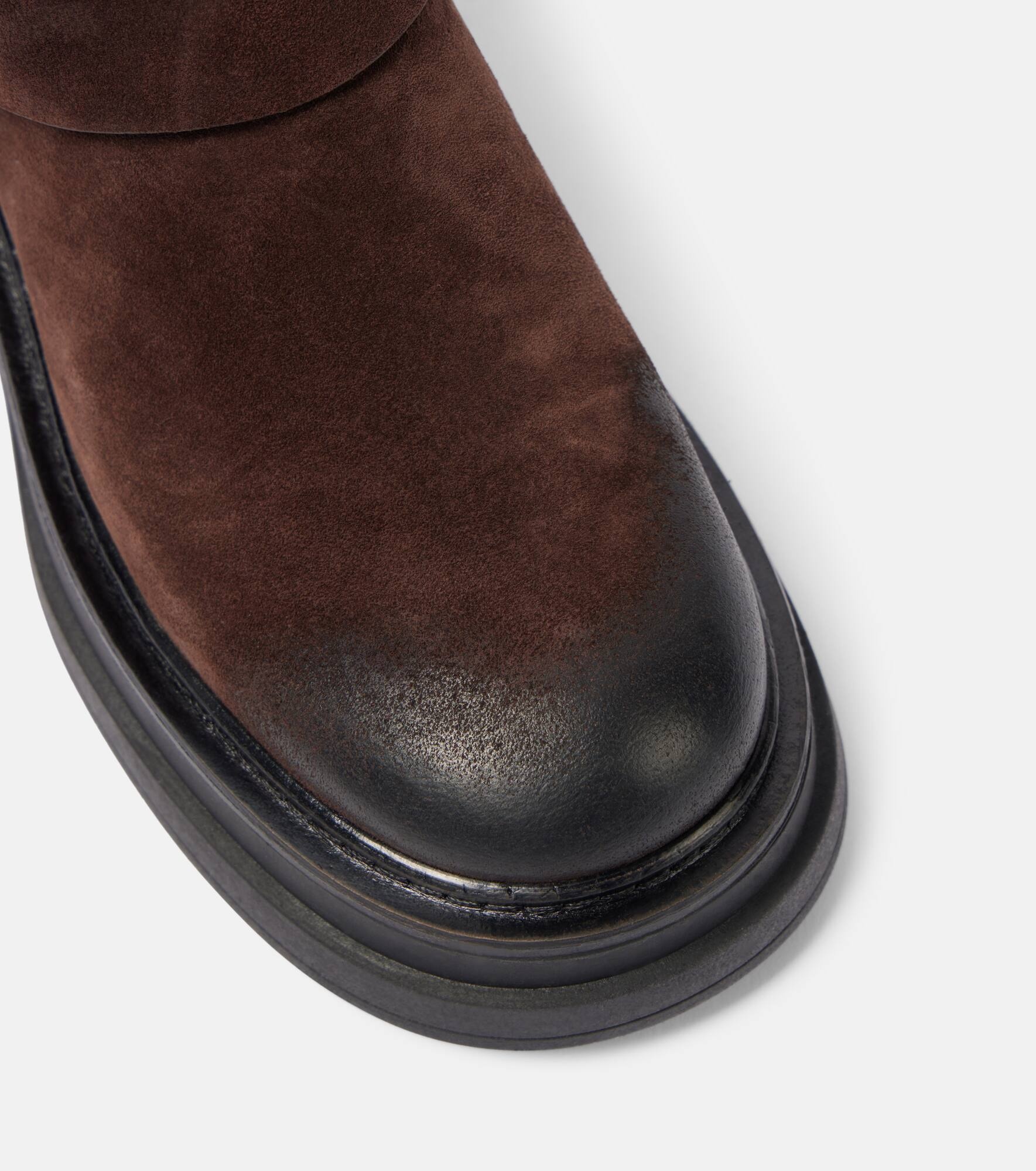 Suede Softness biker boots - 5
