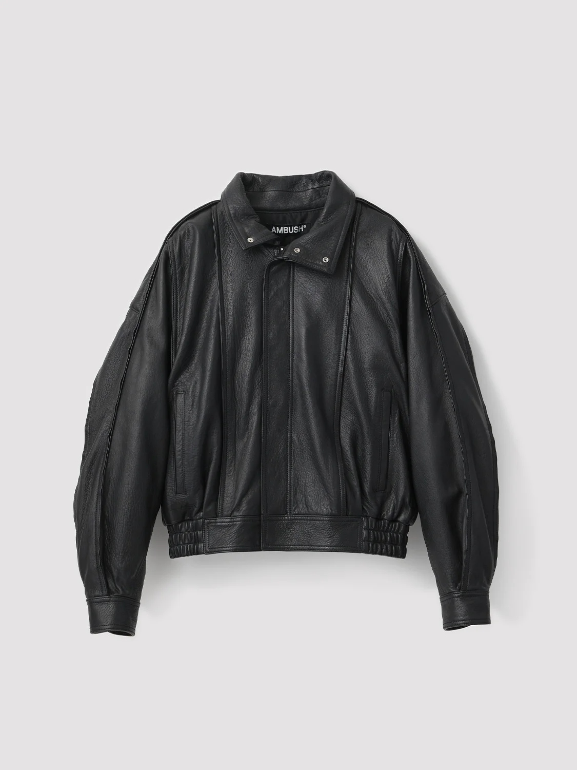 LEATHER BOMBER JACKET - 1