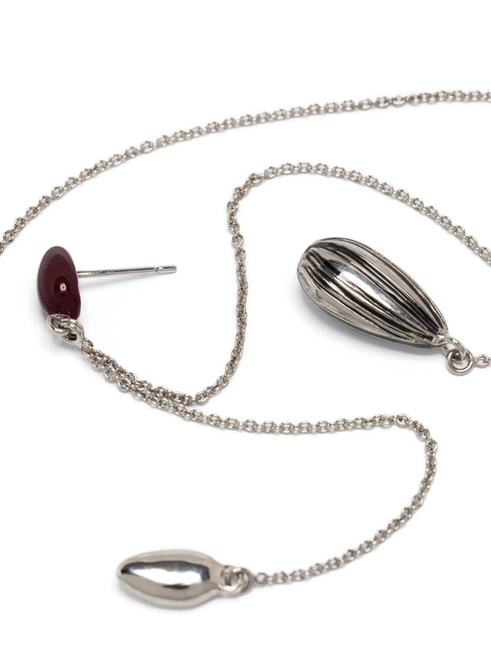 bead-embellished drop earrings - 4