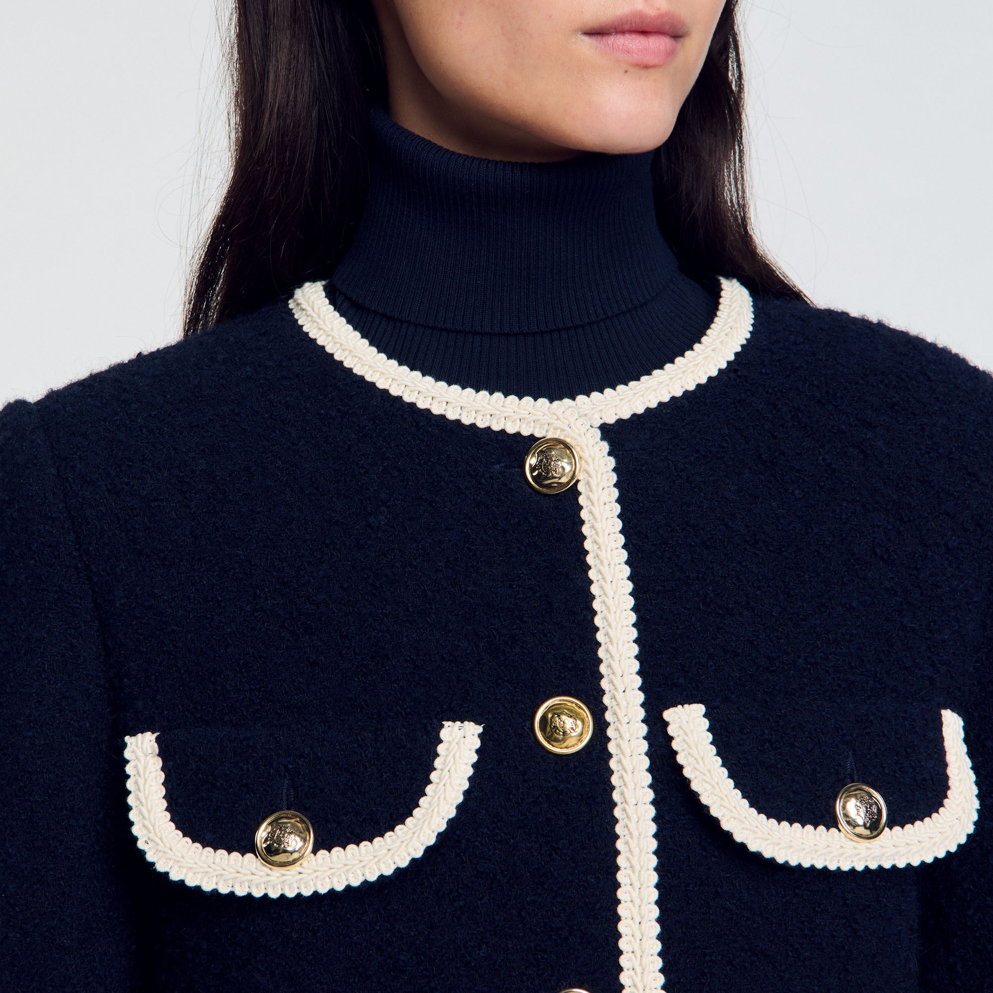 LONG TWEED JACKET - 4