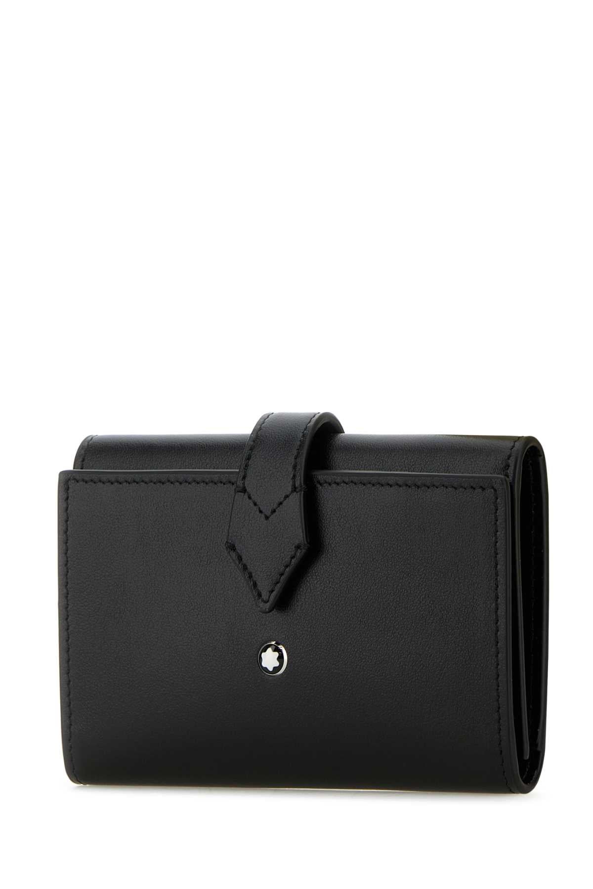 Montblanc Men Black Leather Wallet - 2
