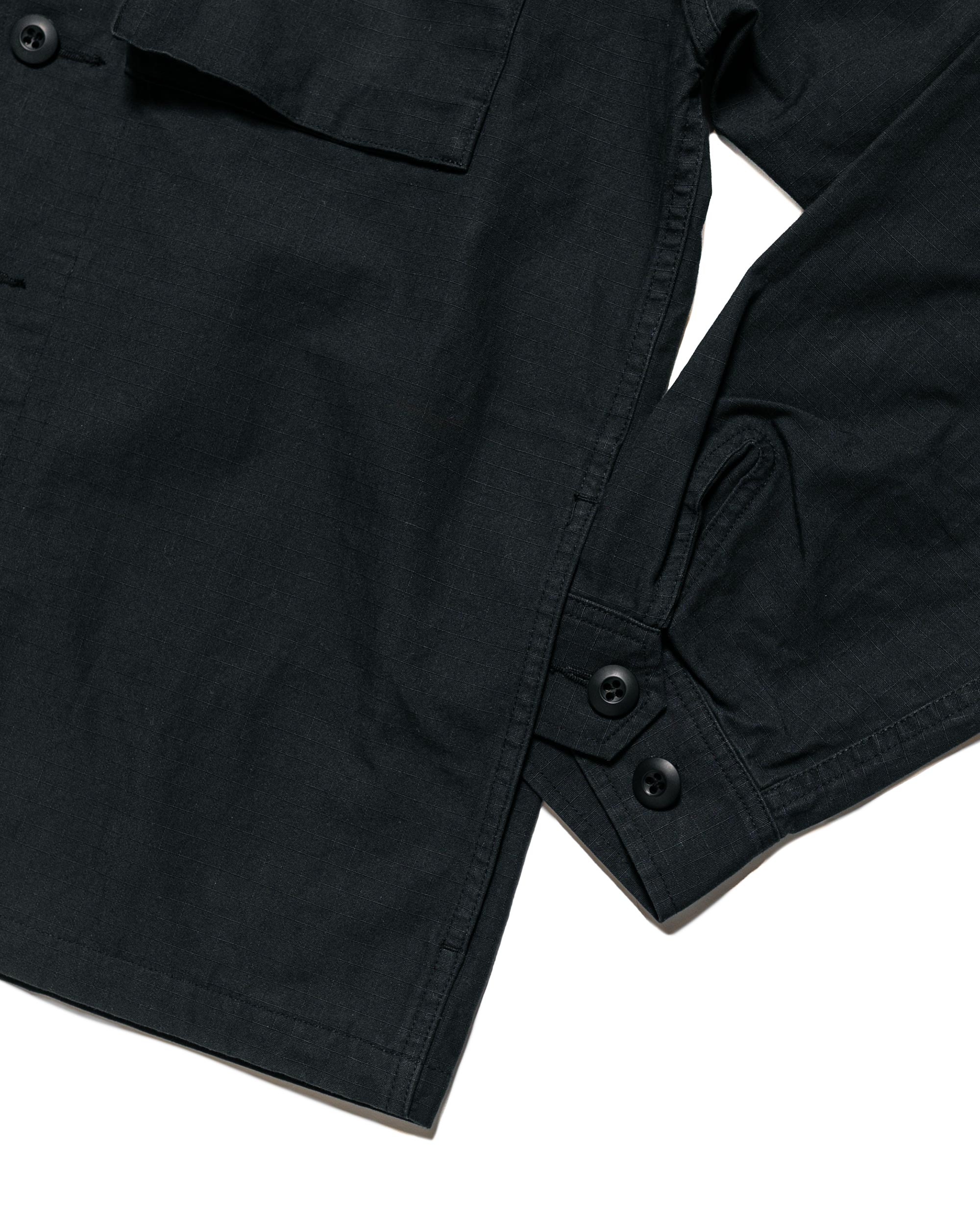 Lost & Found MIL SHT-JAC Cotton Ripstop Black - 6