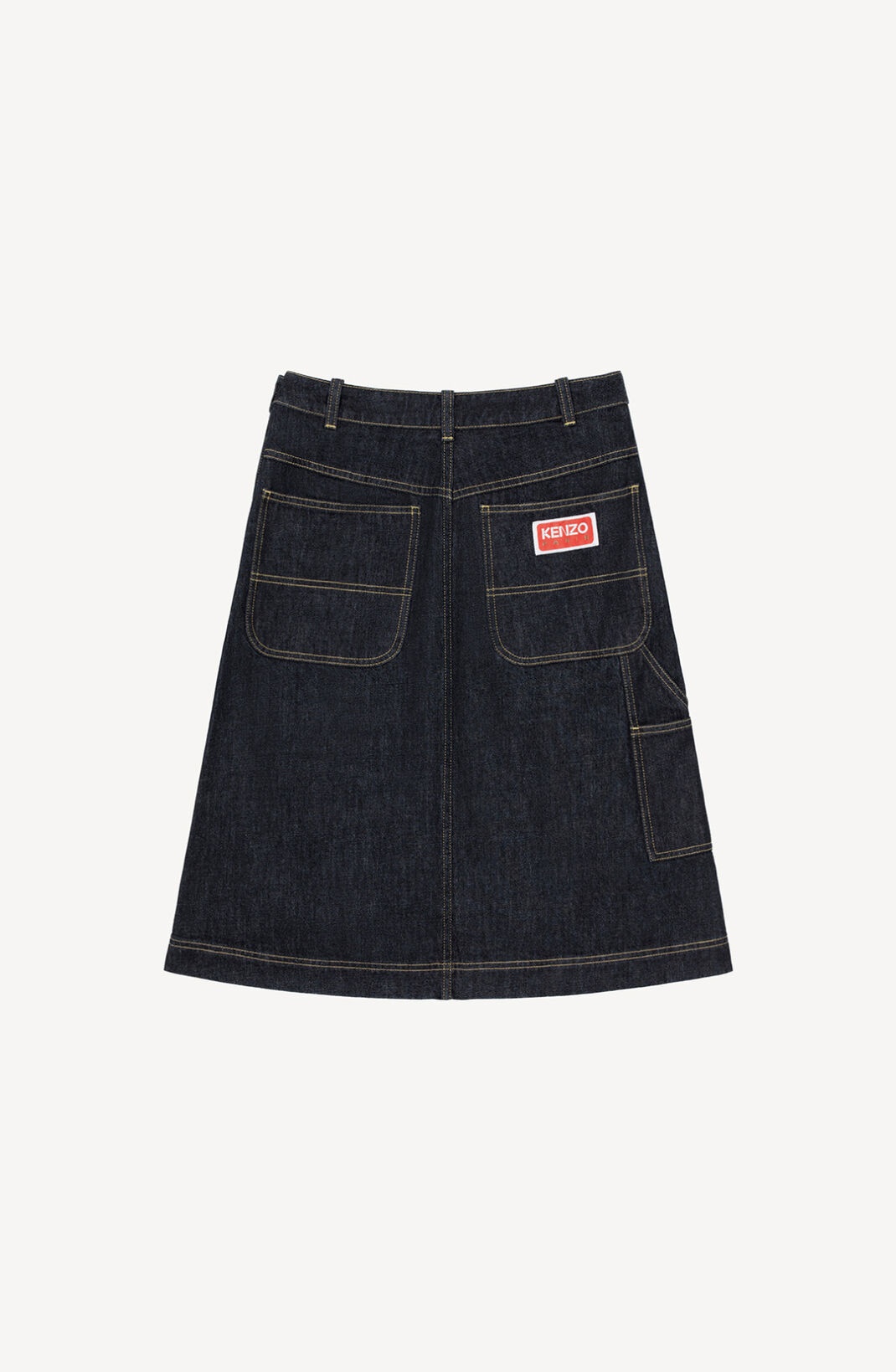 'BOKE FLOWER' denim skirt - 7