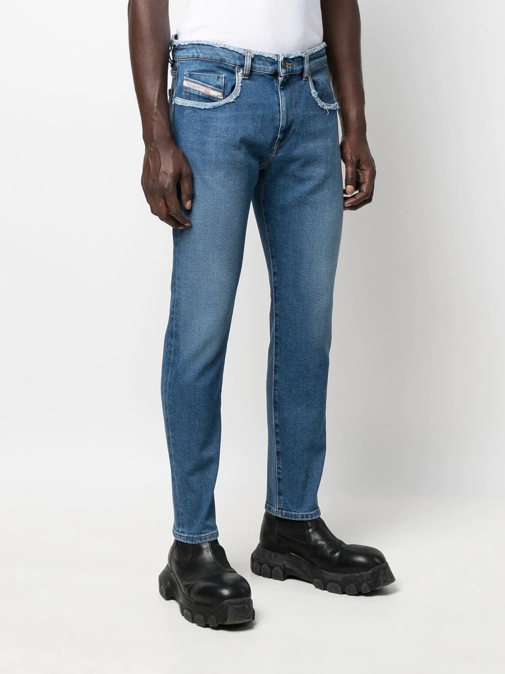 mid-rise straight-leg jeans - 3