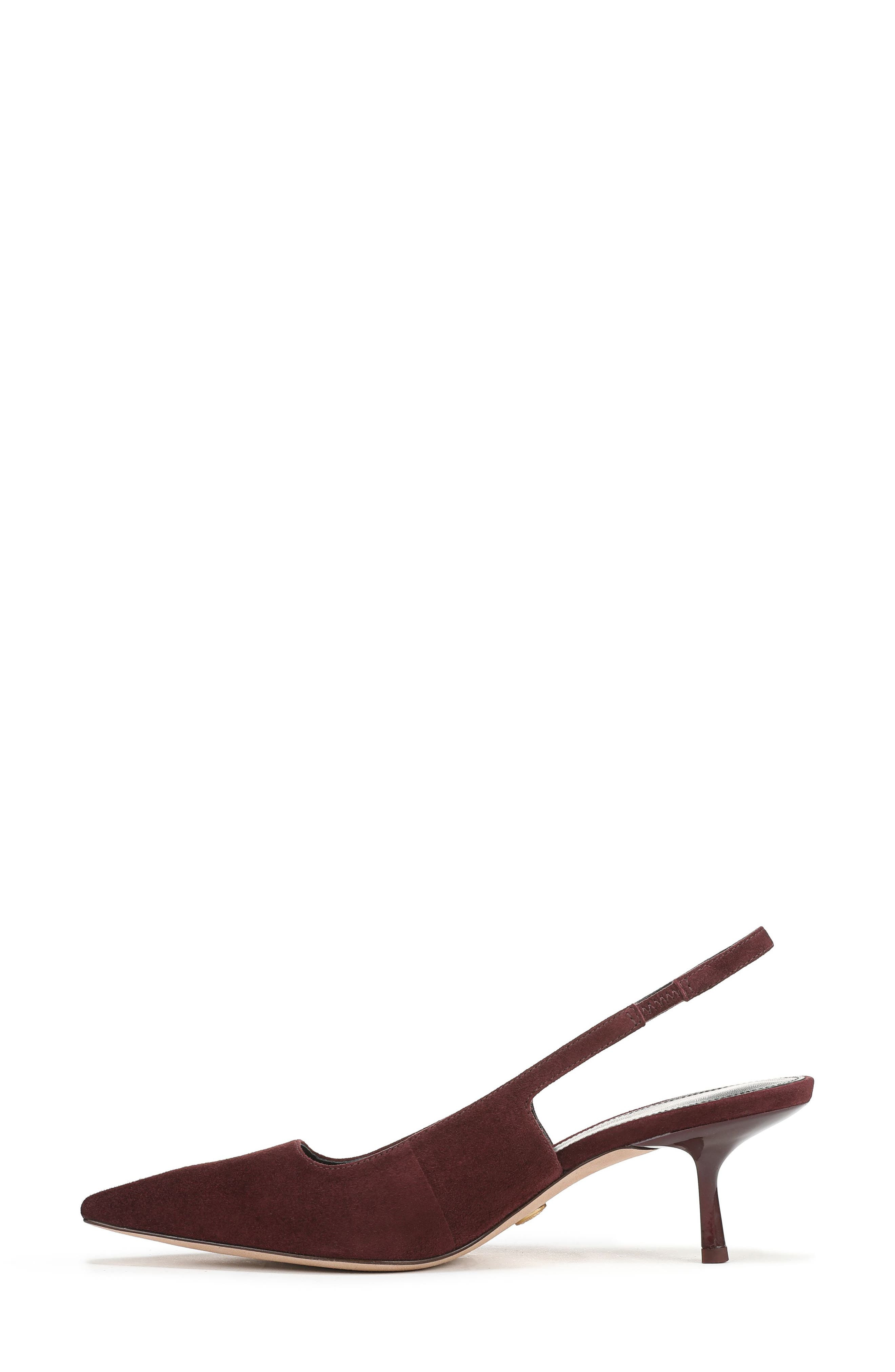 Veronica Beard Cashel Slingback Pointed Toe Pump in Raisin at Nordstrom - 8