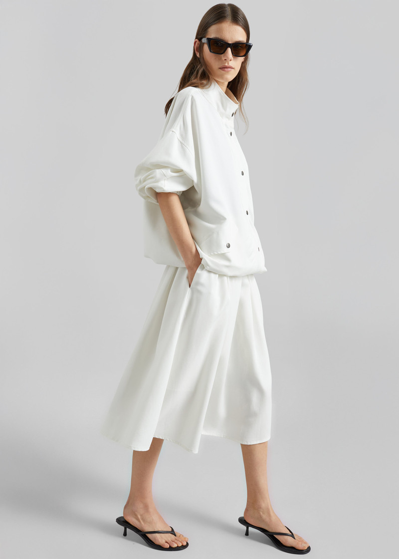 Bellona Blouson Jacket - White 4