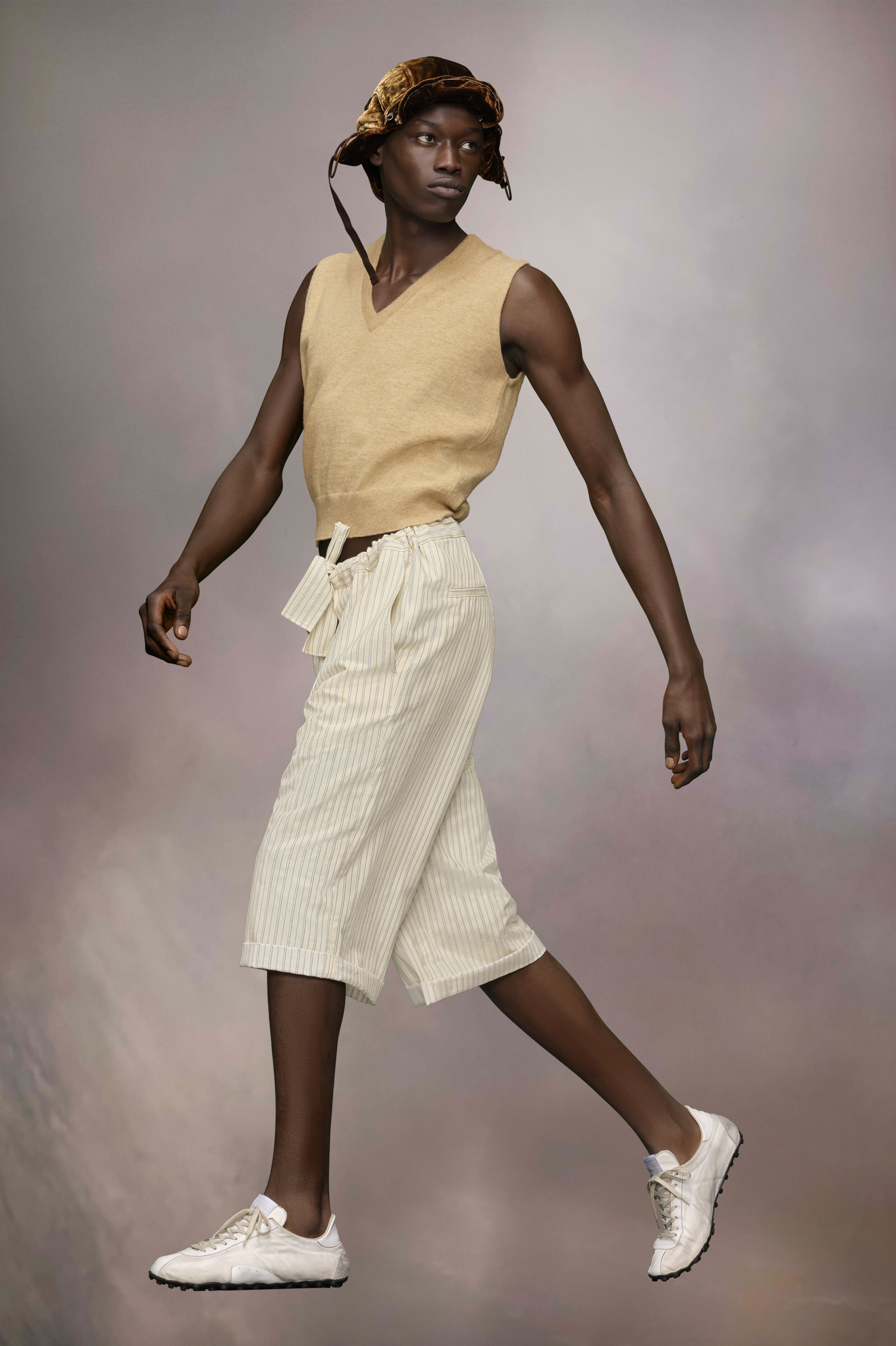 Stripe tie shorts - 4