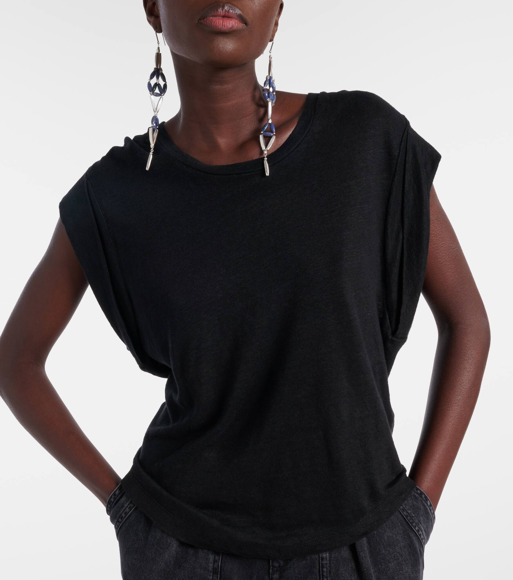 Linen T-shirt - 5