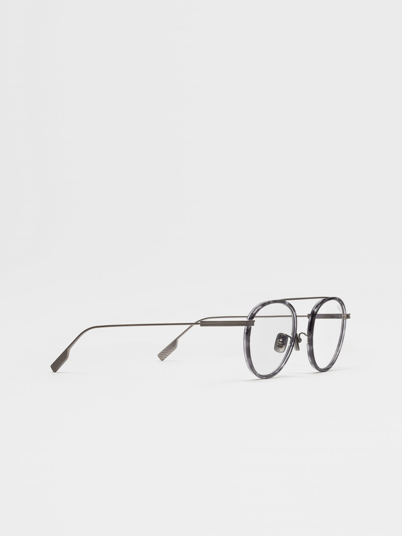 GUNMETAL TITANIUM OPTICAL GLASSES 3