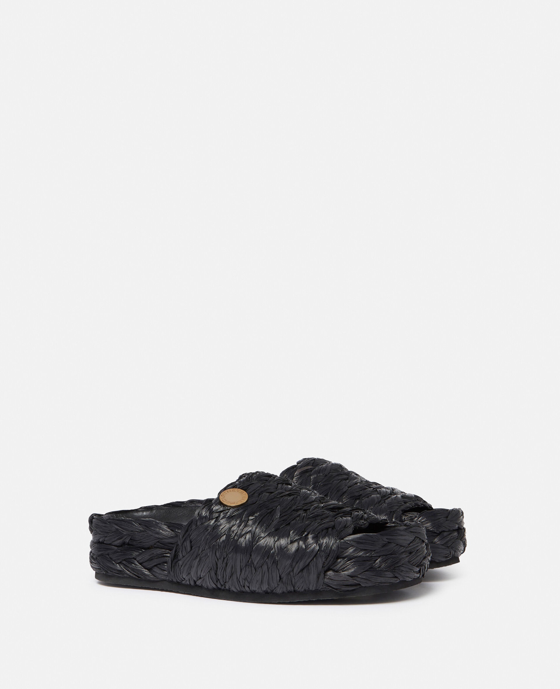 Skyla Raffia Slides - 3