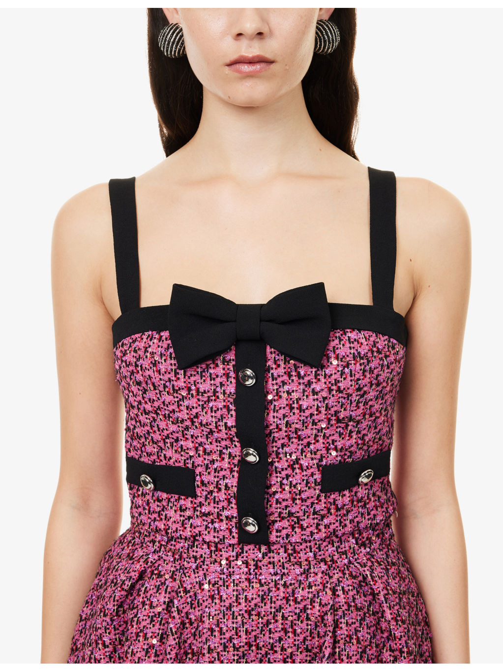 Sequin Crop Knitted Top - 5