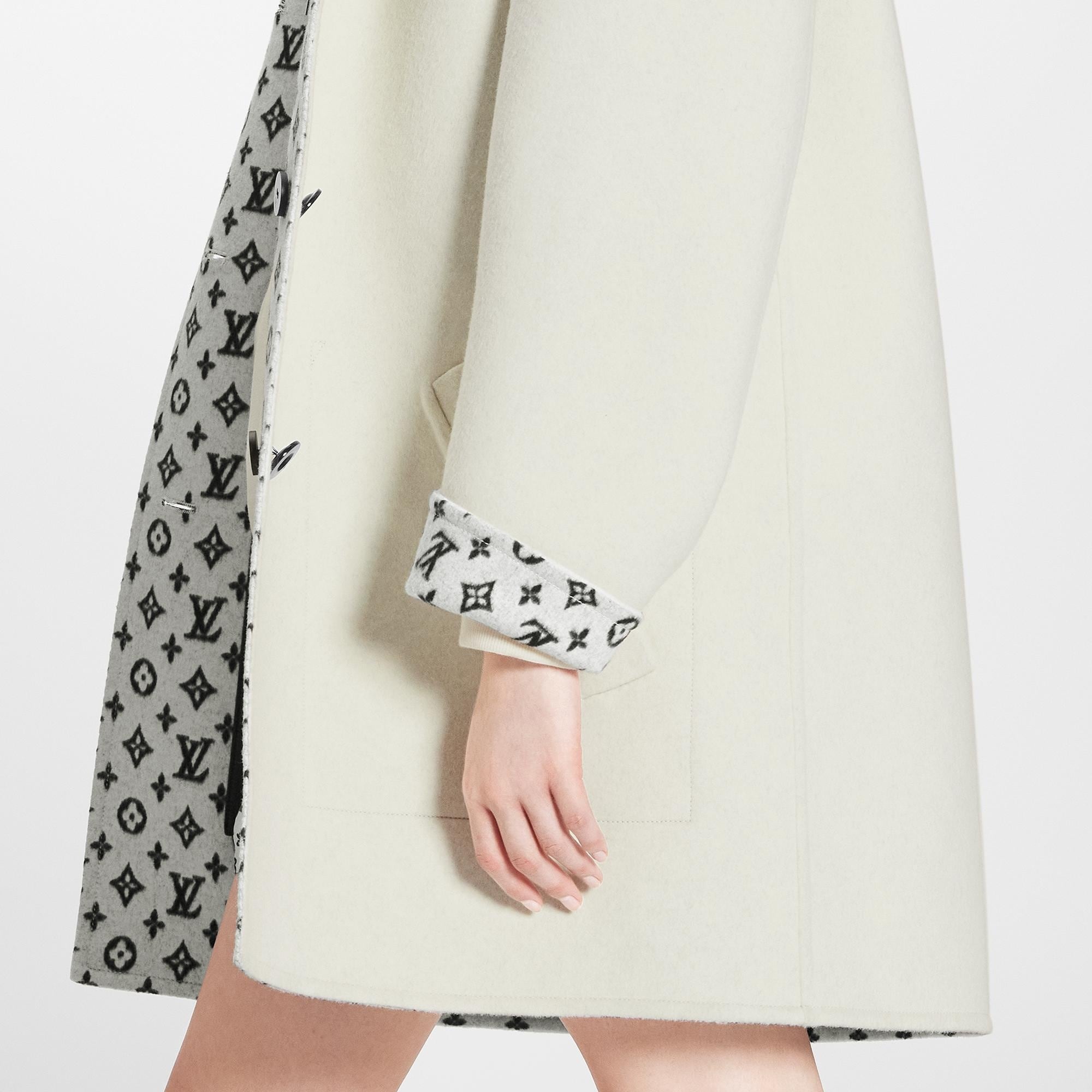 Reversible Monogram Jacquard Coat - 4