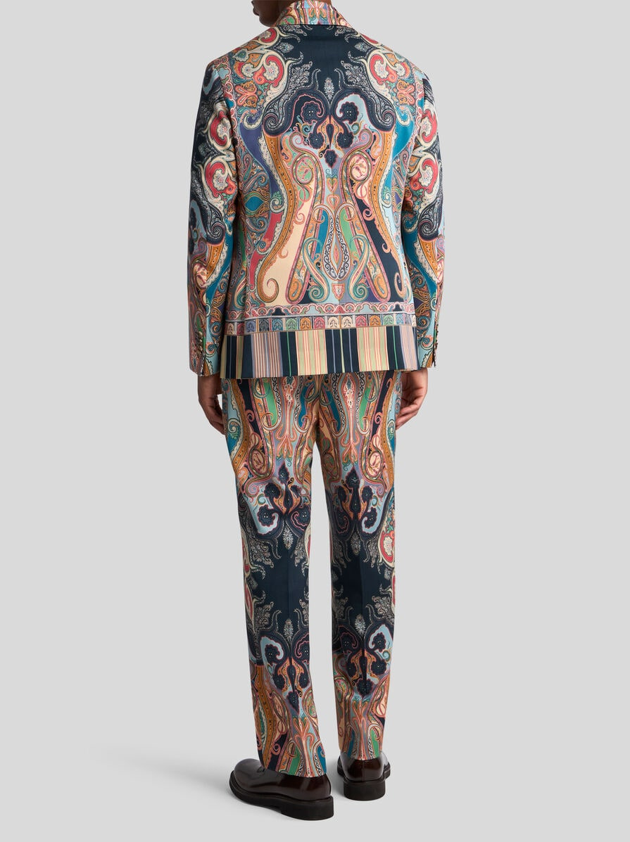 FLORAL PAISLEY BLAZER - 4