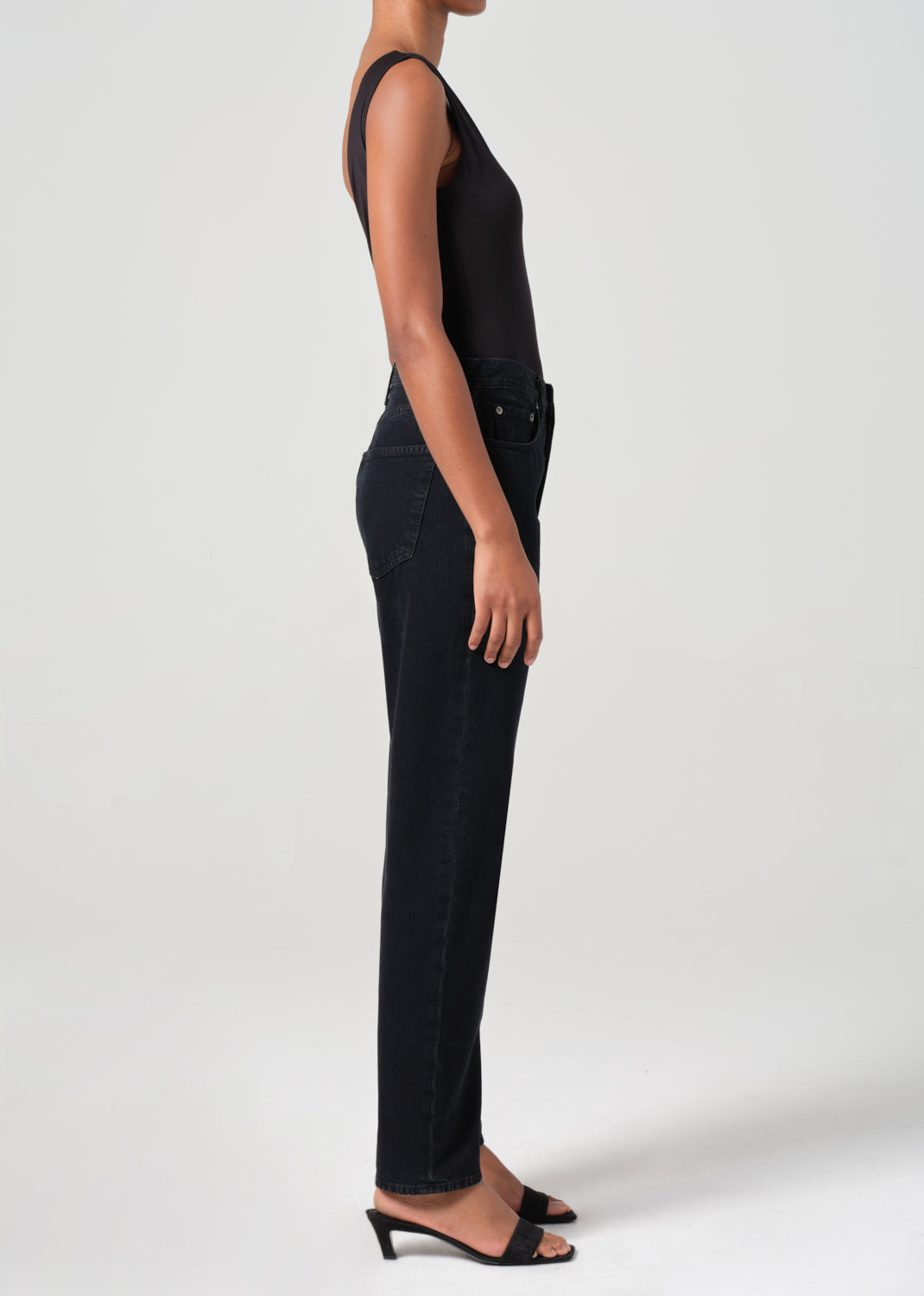90'S PINCH WAIST HIGH RISE STRAIGHT IN CRUSHED - 4