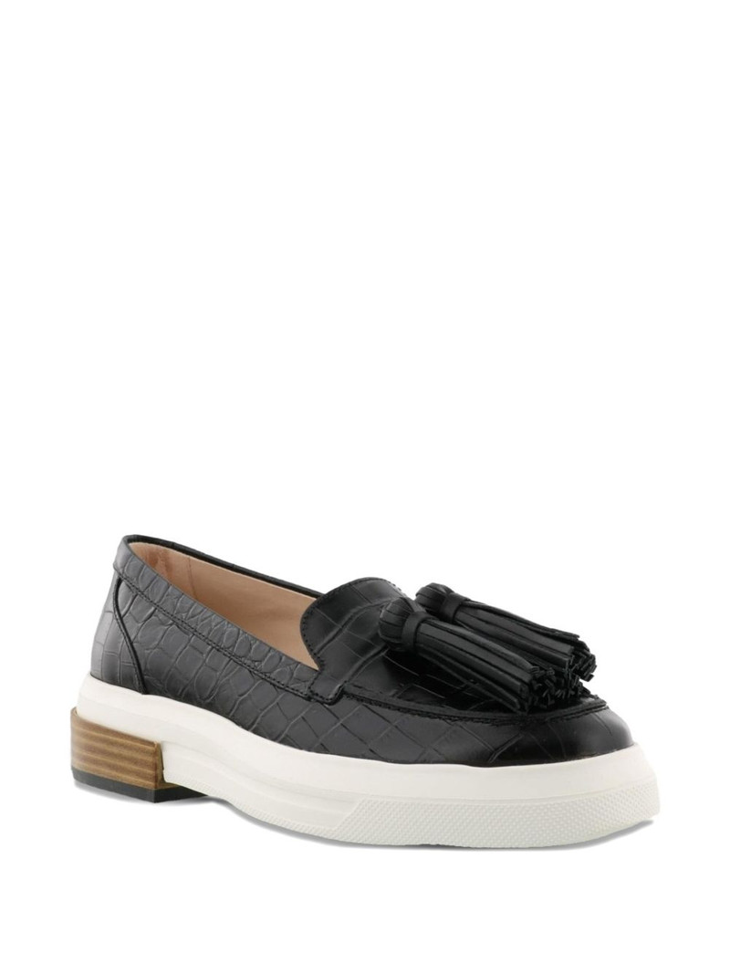 Tod's crocodile-embossed loafers outlook