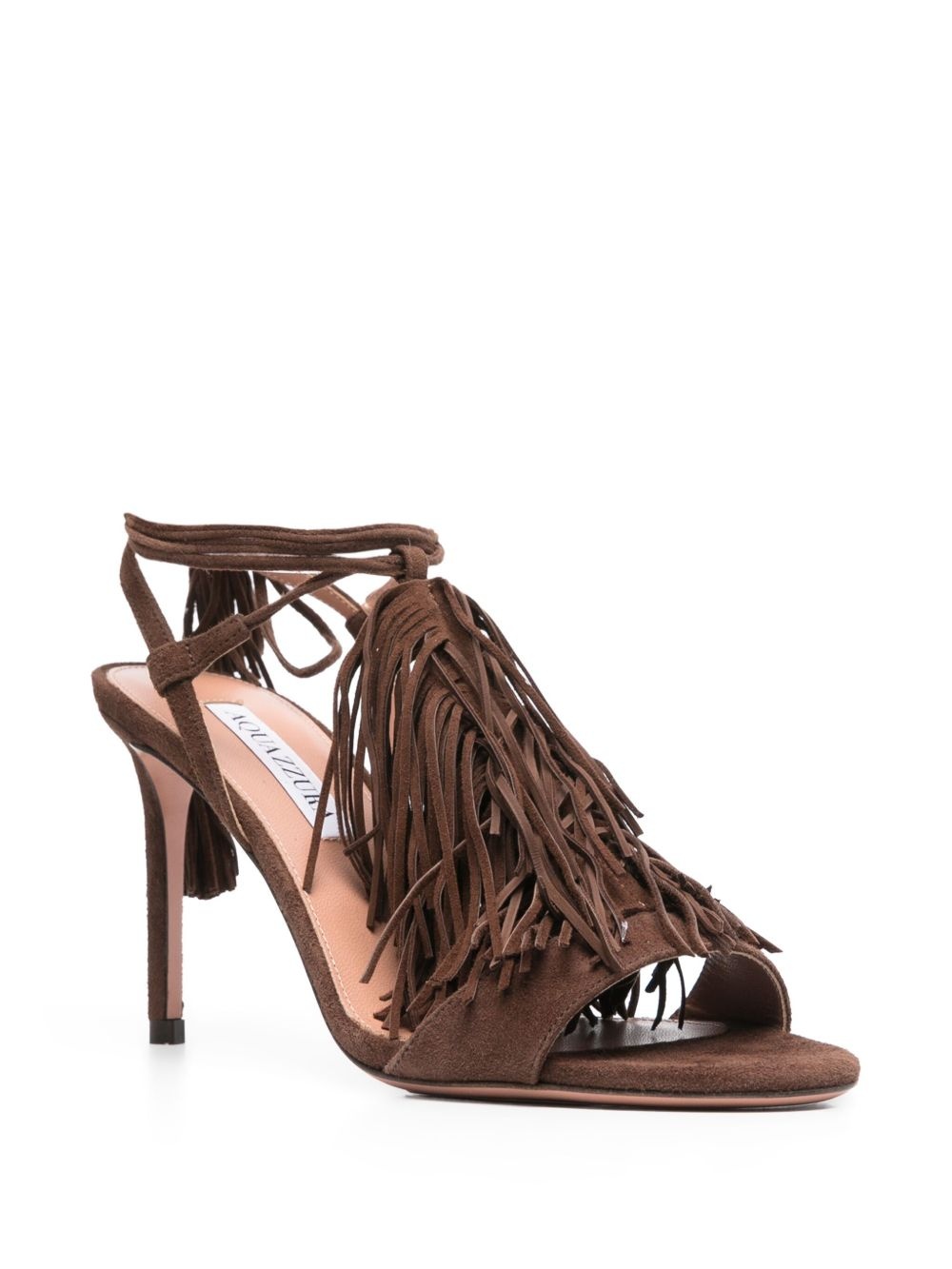 85mm fringed sandals - 2