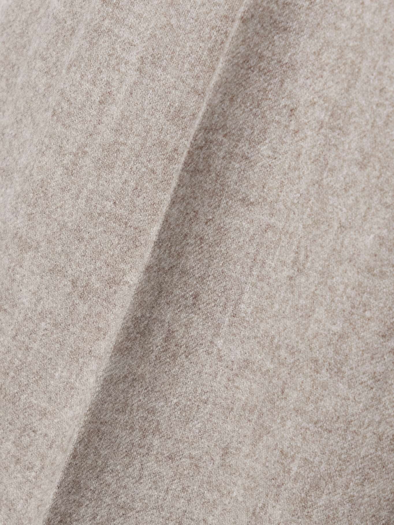 Norbert brushed wool and cashmere-blend straight-leg pants Cream - 5