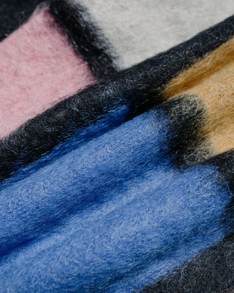 Knit Polo Shaggy Black 5