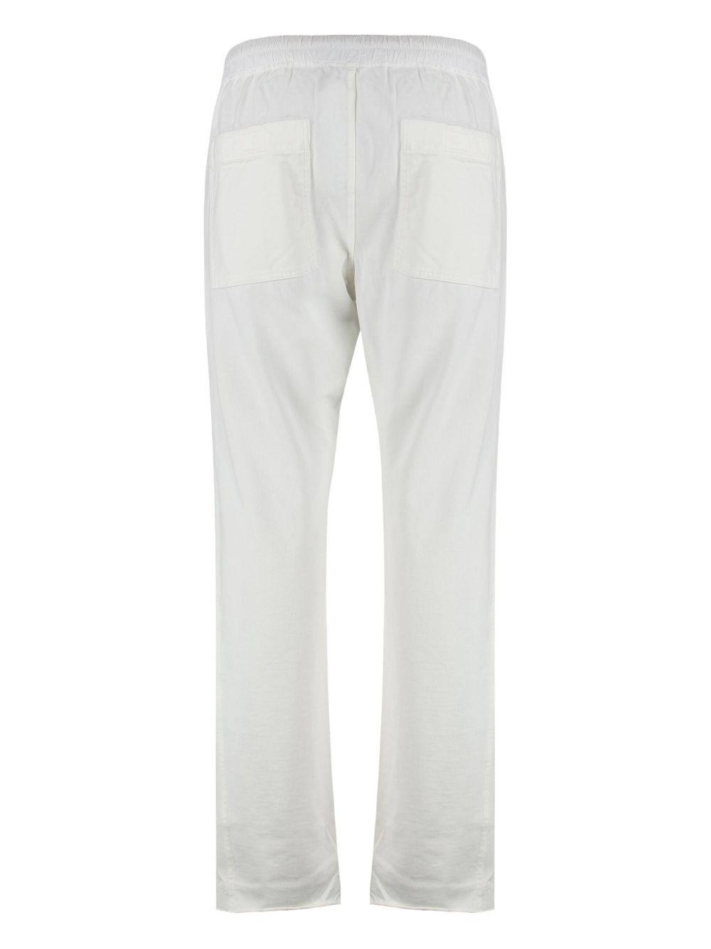 cotton straight-leg trousers - 2