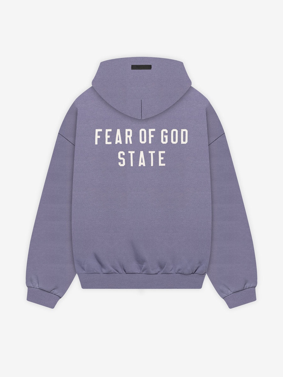 【F.O.G ESSENTIALS】2色展開 HEAVY FLEECE FULLZIP HOODIE Fear of God ESSENTIALS: Brown Heavy Fleece Fullzip Hoodie