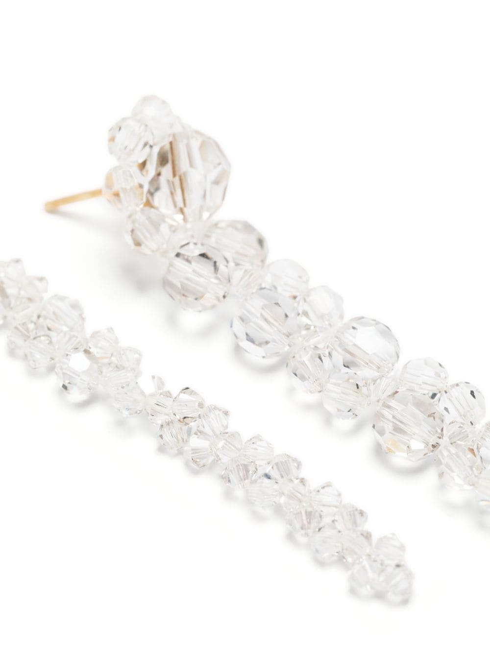 Drip crystal-embellished earrings - 3