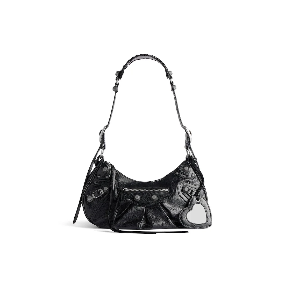 Women's Le Cagole Small Shoulder Bag in Black - 1
