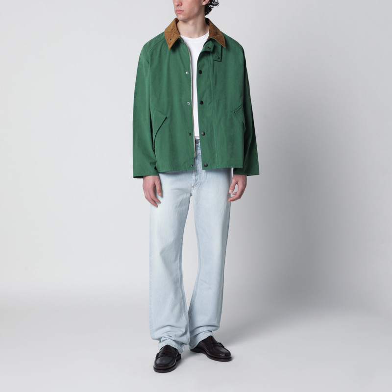 Barbour Oversized Transporter Racing Green jacket outlook