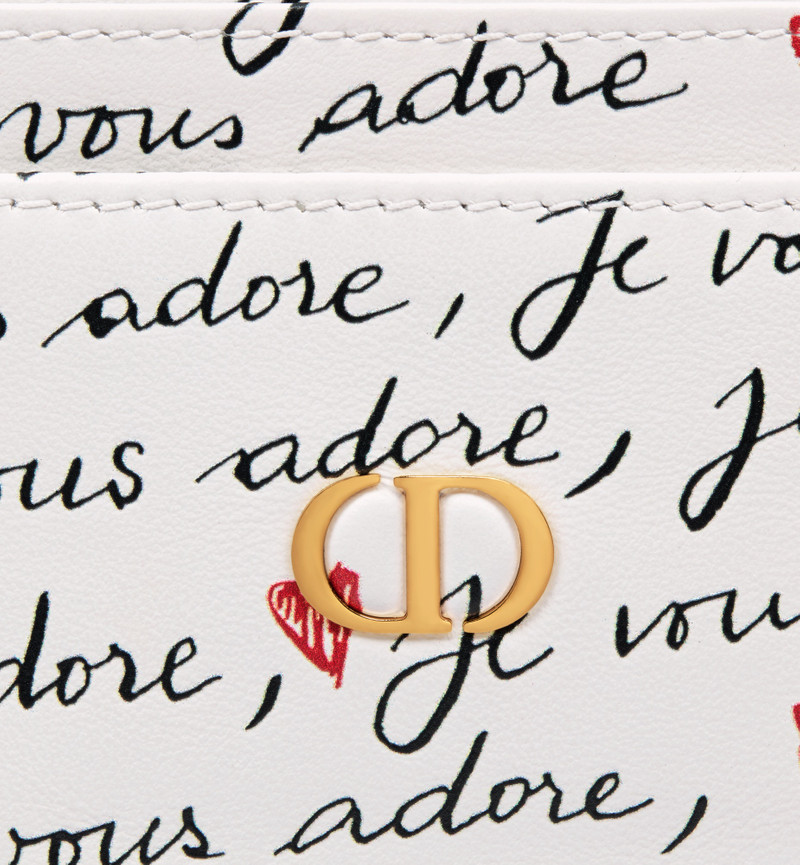 Dior Dioramour Dior Caro Freesia Card Holder outlook
