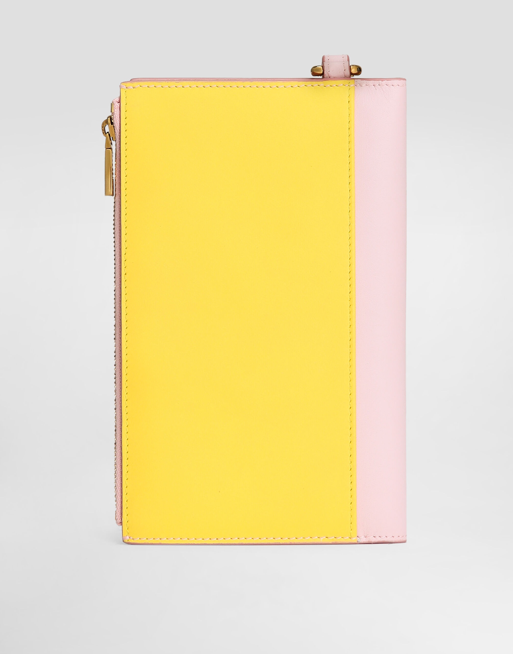 Calfskin passport holder with DG logo - 3