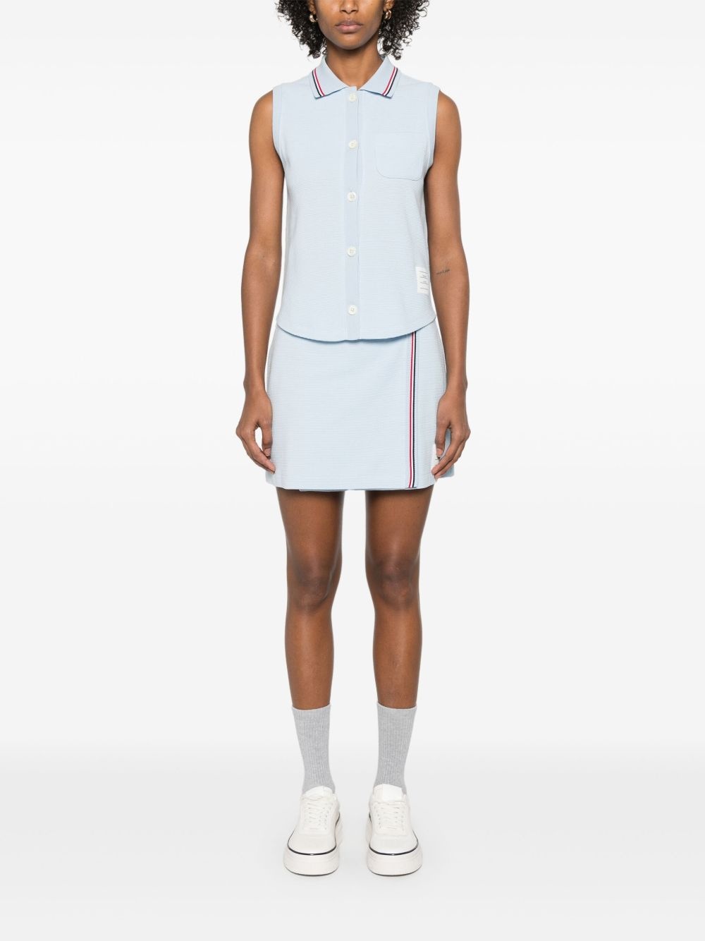 cotton mini skirt - 2
