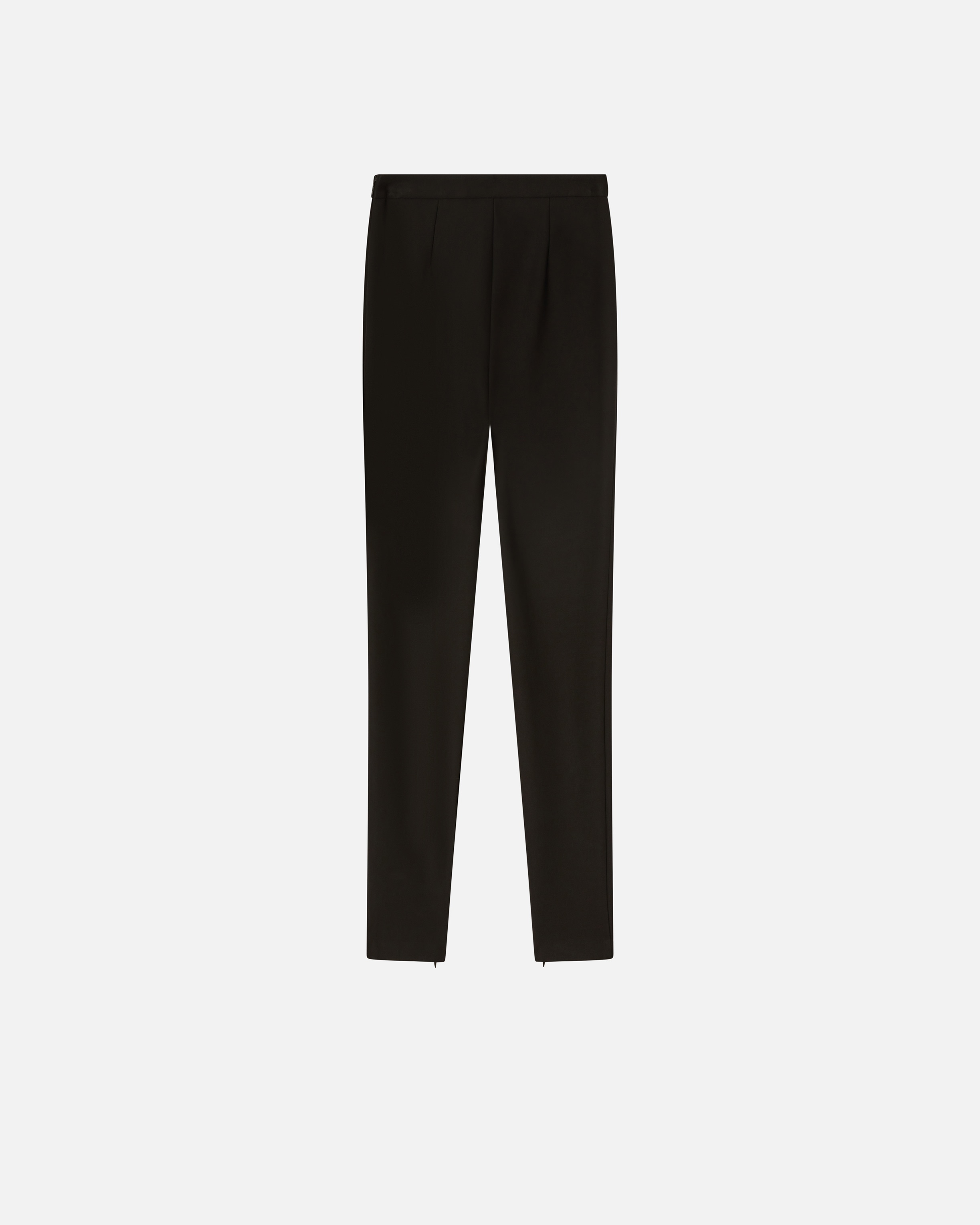 SLIM-FIT STRETCH TROUSERS WITH ZIPPED LEG HEMS - 6