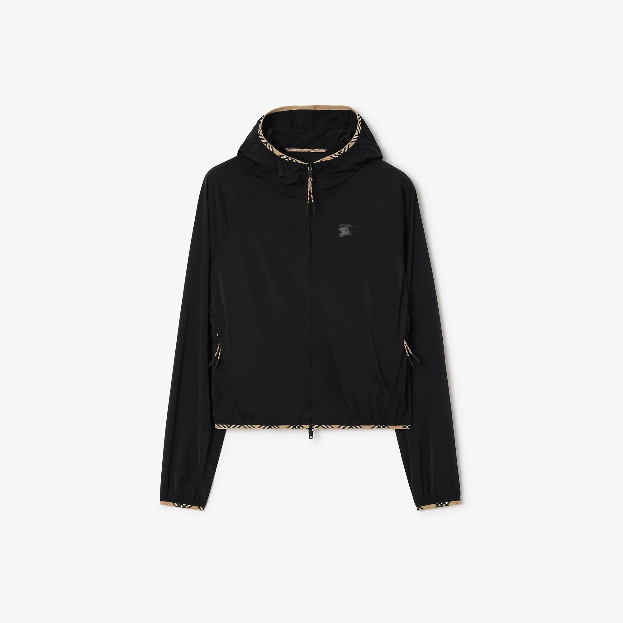 Stretch Nylon Hooded Jacket - 1
