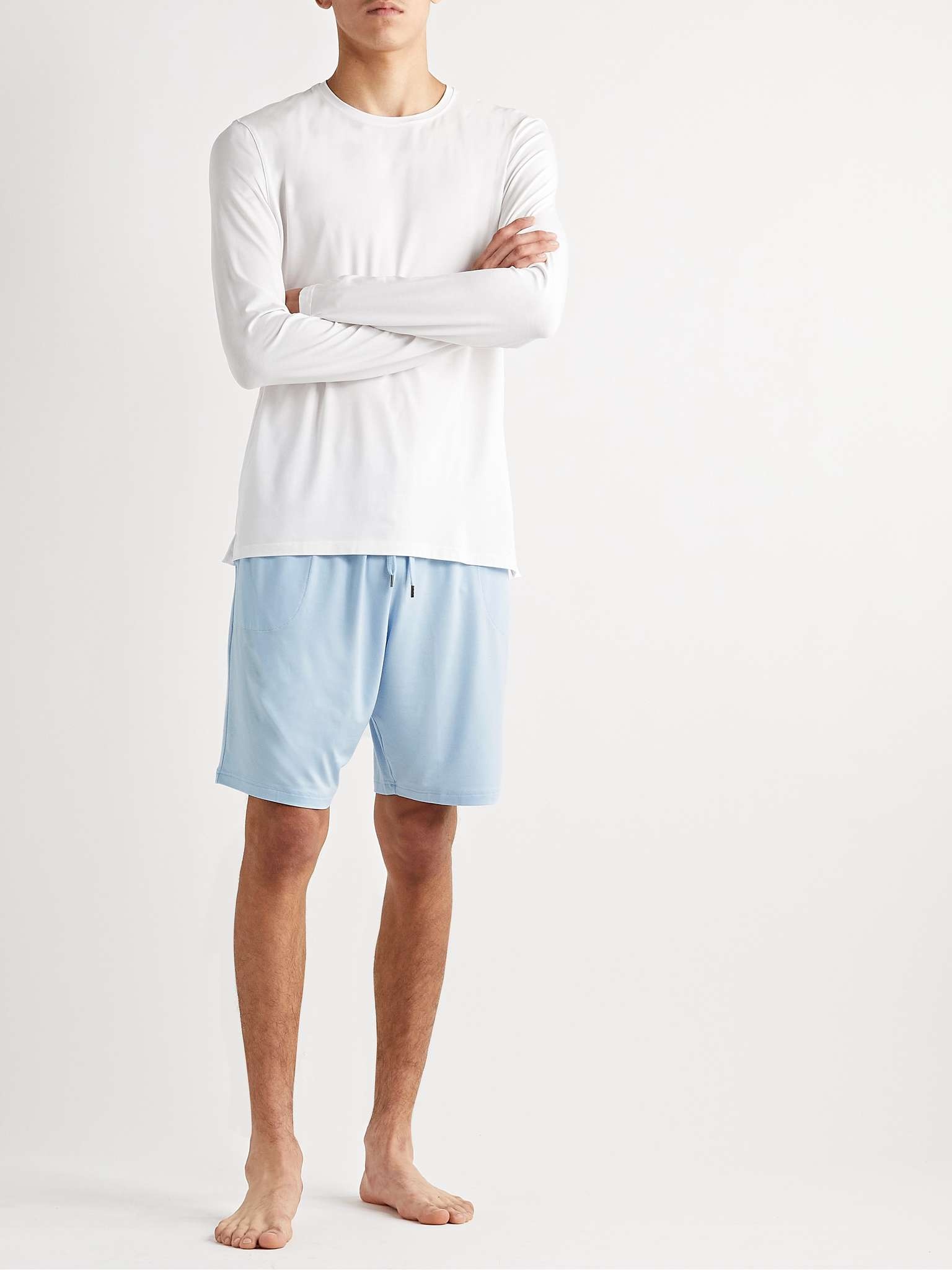 Basel Stretch Micro Modal Drawstring Shorts - 2