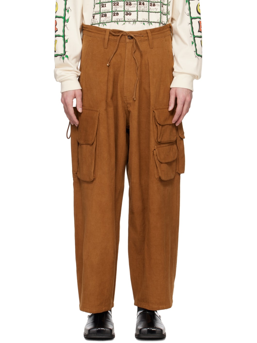 Brown Forager Cargo Pants - 1