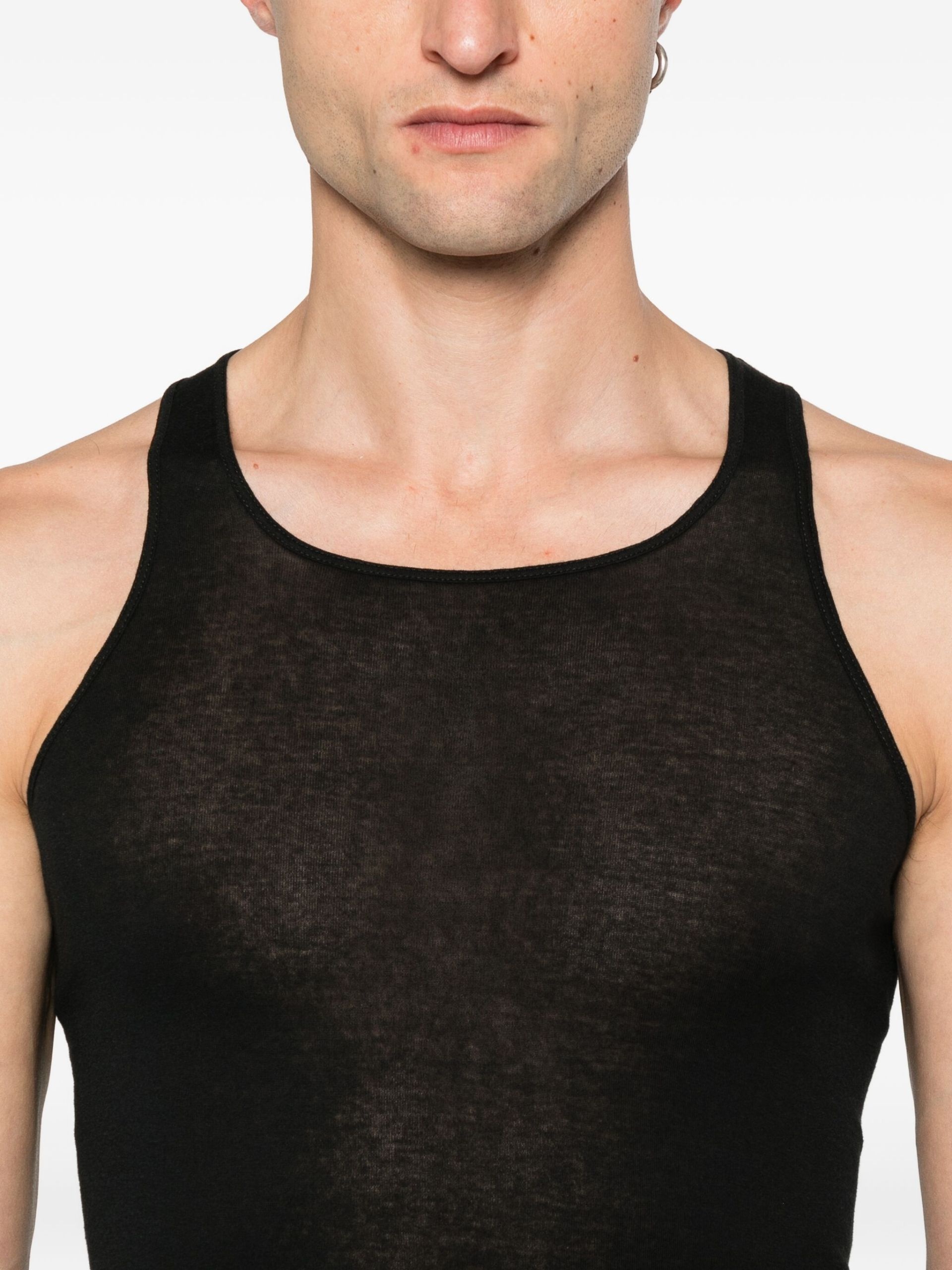 Basic Rib tank top - 4