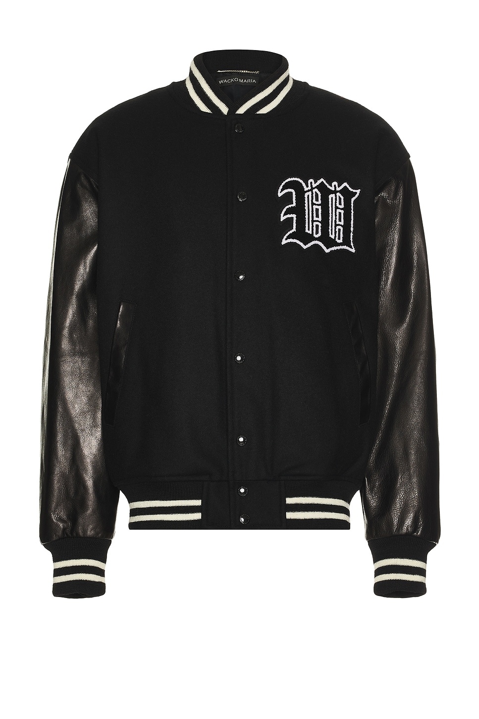Leather Varsity Jacket -B- Type-2 - 1