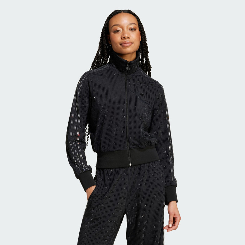 adidas Atlanta Print Rhinestone Track Top outlook
