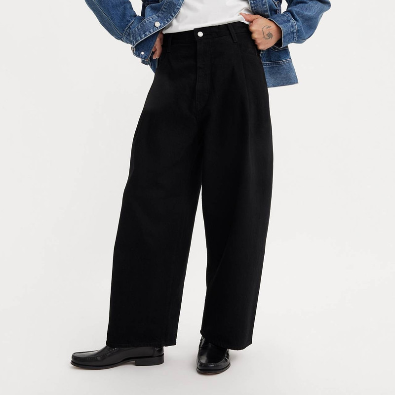LEVI'S® MEN'S JAPANESE DENIM WIDE-LEG PLEAT JEANS 4
