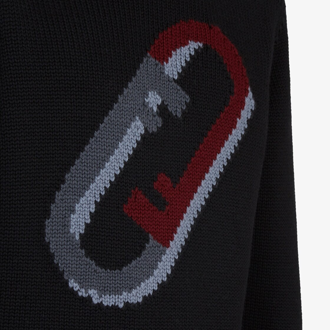Black wool pullover - 3