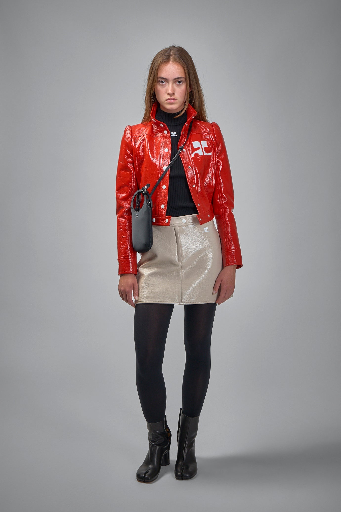 Reedition Vinyl Mini Skirt - 2