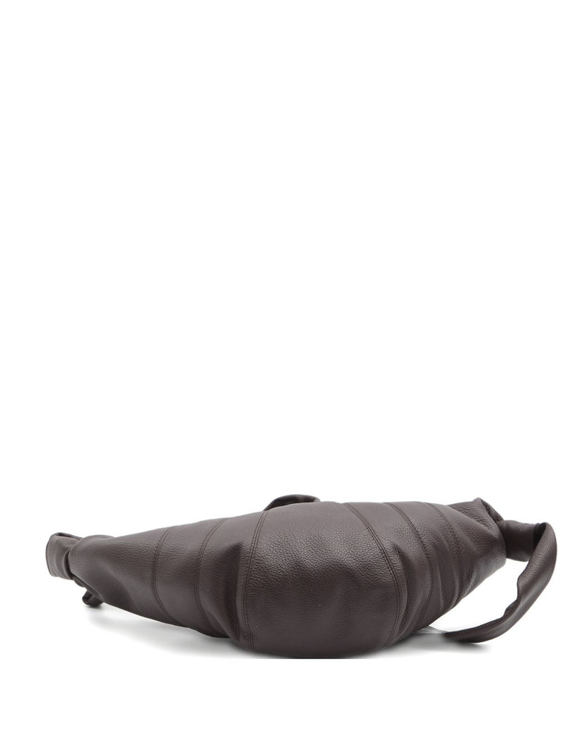 Lemaire medium stitched grained croissant bag outlook