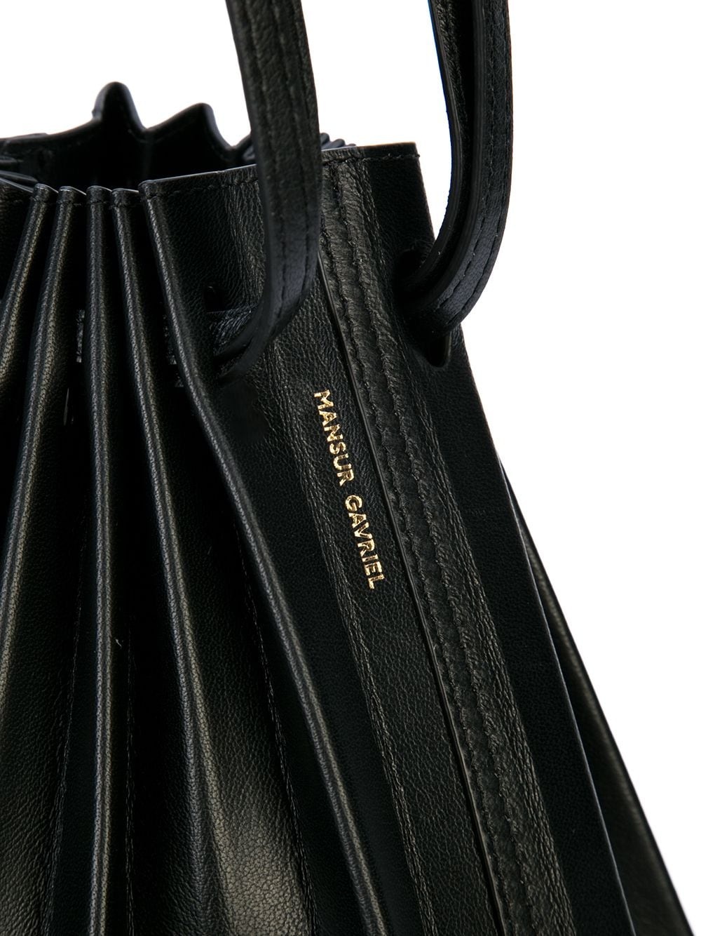 pleated bucket bag - 4