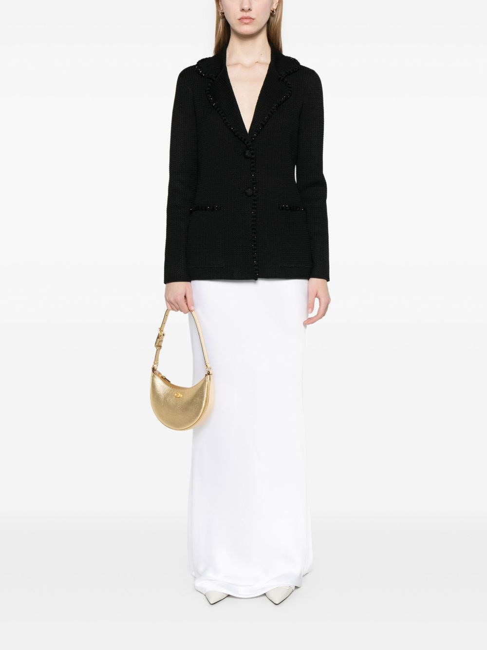 Single-breasted blazer jacket - 1