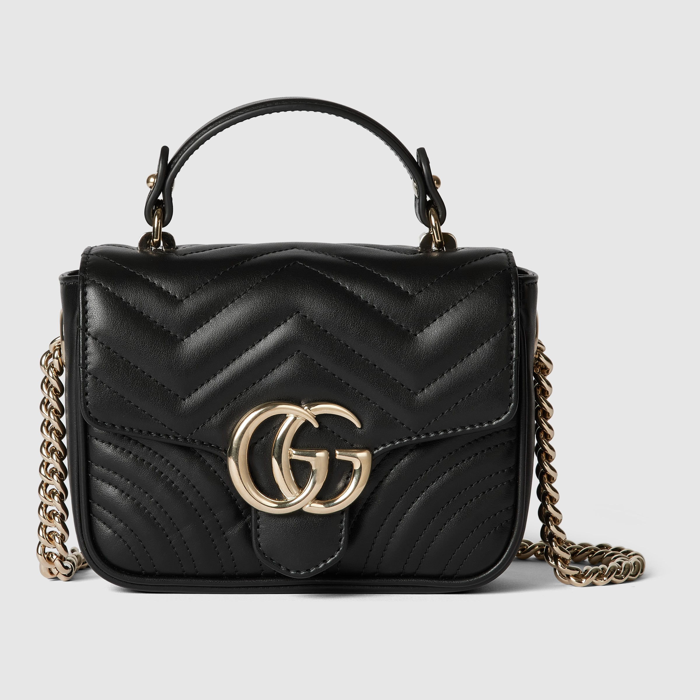 GG Marmont mini top handle bag - 1