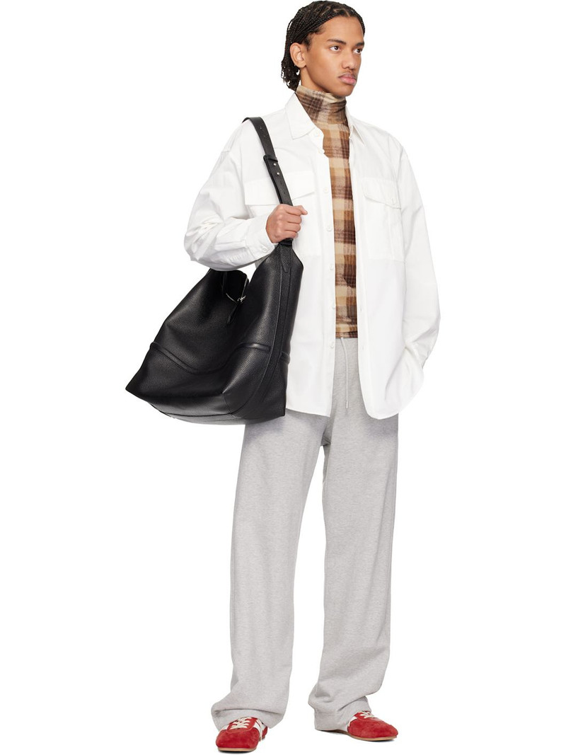 Dries Van Noten Gray Drawstring Sweatpants outlook